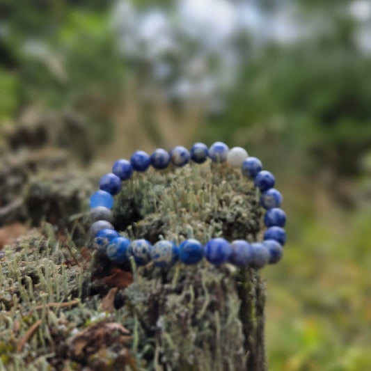 Naturlig - Armbånd - Blå